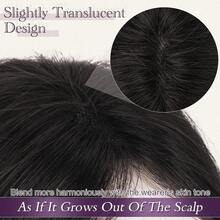 Hair Toppers For Women 100% Real Human Hair Toppers 12 Inch 3*5 Inch Silk Base Natural And Realistic Scalp Clip In Hair Wiglets Hair Pieces With Thinning Hair Adding Hair Volume - Multicolor - View 6