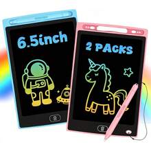 2/1 Pack LCD Writing Board, Colorful Children's Drawing Board, Graffiti Board, Suitable For Children Christmas Present , Erasable And Reusable Electronic Drawing Board, Educational And Learning Toy, Suitable For Boys And Girls Aged 3-12. Holiday Birthday Party Gifts (Pink & Blue) - Nhiều màu - Xem 10