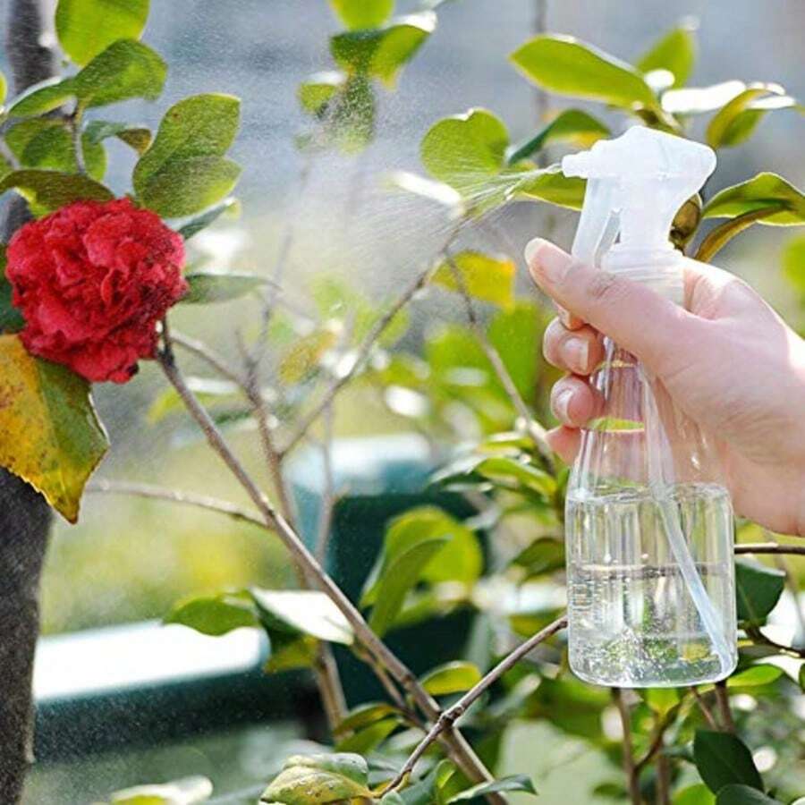 1pc 200ml Transparent Spray Bottle, Fine Mist Reusable Plastic Sprayer For Cleaning Solutions, Hair Care Products, Essential Oils, Plant Watering, Compact Design, Lightweight, Leak-Proof, Durable Plastic, Gardening Tool, For Plant Enthusiasts - Clear - View 1