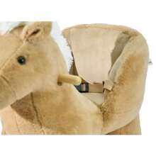 JCH-BAMBINETO Mecedora de Peluche/Montable para Bebés y Niños de 0 a 4 años Caballo