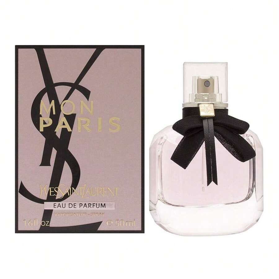 Mon Paris By Yves Saint Laurent Eau De Parfum For Women 1.6 Oz / 50ml Spray – YSL Women's Perfume, Fruity Floral Designer Fragrance With Raspberry, Orange & Pear, Travel Size - Mon Paris - 查看 1