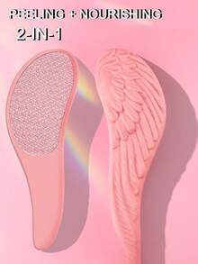 The Multifunctional Foot Care Tools Include The Foot Grinder, Dead Skin Remover, Heel Scrubber, Sole Skin Remover, Foot Scrub Board, Foot Trimmer, Callus Scraper, Polishing Tool, And Pumice Stone.Nail Supplies Nail Art Design DIY Decoration For Women Beauty Gift - Pink - View 2