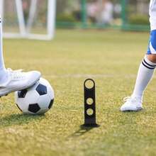 CYPNHemobllo Soporte para Conos de Entrenamiento de Fútbol Paquete de 5 Organizador de Plástico para Marcadores de Agilidad Estante Portátil para Platos de Entrenamiento y Deportes NegroFashion - como en la foto - Ver 7