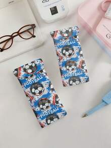 Estuche de almacenamiento para gafas con diseño divertido, estuche de transporte de moda para gafas y gafas - Multicolor - Ver 2