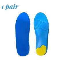 1 Pair Arch Support Insoles, Unisex (Trimmable), Shock Absorption, Massage Insoles (Suitable For Running Shoes And Work Shoes), Suitable For Long-Time Standing, Made Of EVA Material - Multicolor - View 7