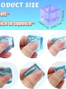 2/4/6/8/10/15/20/25/30块装橡胶果冻块，成人趣味玩具，万圣节和生日礼物的理想之选，礼品袋填充物 - 彩色 - 查看 5