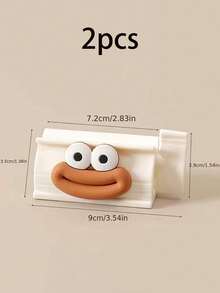 [Popular Choice] Easy-Squeeze Toothpaste Dispenser - Cute Big Mouth Design, Manual Bathroom Accessory For Effortless Toothpaste Use - Multicolor - View 15