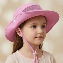 Men's Summer UV Protection Sun Hat, Breathable Hollow Out Sun Visor, Fishing Bucket Hat - Multicolor - View 24