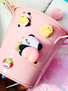 Hình dán gấu trúc dễ thương ấn mông giúp giảm căng thẳng - Hình dán mềm mại và đàn hồi, hình dán 3D dễ thương chất lượng cao, trang trí giảm căng thẳng vui nhộn, hình dán hoạt hình Nhật Bản 3D vui nhộn với kết cấu chắc chắn. - Nhiều màu - Xem 10