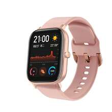 Dây đeo đồng hồ silicon 20mm/22mm tương thích với Samsung Galaxy Watch 42mm/46mm, Active 2, Gear S2/S3, Honor, BIP, Watch GT 2 - Hồng - Xem 5