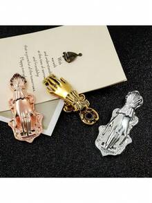 Lady's Hand Shaped Metal Paper Clip Binder Clips Page Holder Vintage Bullet Junk Journal Clips Book Clips Decorative Clip Accessories Clamps For Office Home DIY Use Gold - Vàng - Xem 6