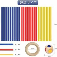 木製バランスゲーム スティッキーバランスゲーム 3Dパズルテーブルゲーム カラフルフォーカスゲーム ファミリーゲーム ドミノゲーム 天然木製ゲーム バランスブロック - 01 - チェックする 2
