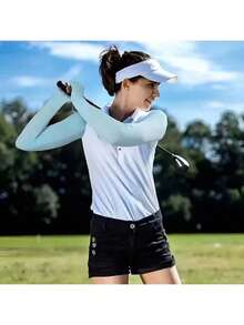 1pc Sweet & Spicy Style Long Sleeve Cropped Solid Color Versatile Dolman Sleeve - Multicolor - View 7