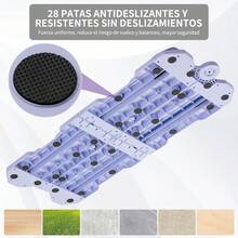 Ruedas Tabla Multifuncional para Abdominales, Tabla Abdominal Multifuncional 5 en 1, Deslizante, Plegable y con Rebote Automático - Maquina de Pilates para Casa