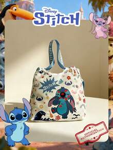 Disney Official Licensed 1pc Stitch Mini Pattern HandBag Mischievous Stitch Insulated Lunch Tote Bag - Lightweight, Convertible Mini Crossbody & Handheld Purse Casual Multi Functional Crossbody Bag Lightweight Adjustable Shoulder Strap Crossbody Bag For Women/Girls/Teens/Students For Daily/Outing/Shopping/Back To School Lunch Bag Lunch Box Cooler Bag Waterproof Large Capacity Picnic Outdoor Picnic Bag Lunch Bag For Women School Supplies Camping Essentials - Multicolor - View 9