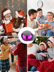 Mini altavoz inalámbrico Bluetooth, compacto y potente, portátil. - Azul - Ver 9