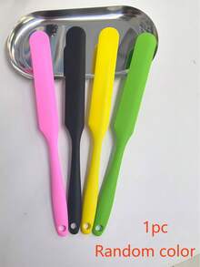 Silicone Jar Scraper Spatulas, Heat Resistant Cake Cream Peanut Butter Spatulas Mixing Batter Scraper, Nonstick Bread Spatula Rubber Kitchen Jar Blenders Scraper Long - Multicolor - View 12
