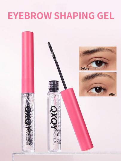 1 pieza Gel de fijación de cejas 3D con forma natural, de larga duración y a prueba de manchas, resistente al agua y de secado rápido, para crear cejas audaces al estilo europeo y americano