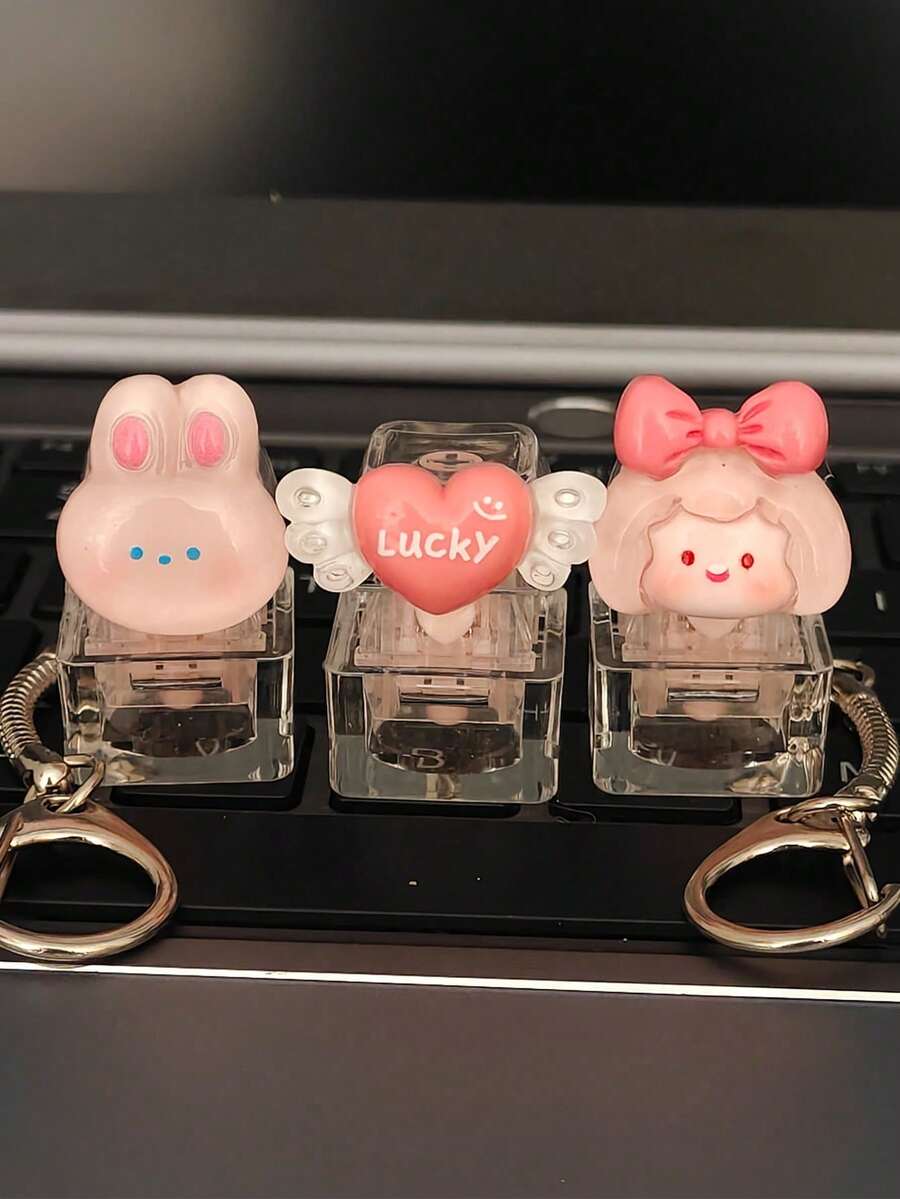 Đồ chơi giảm căng thẳng hình bàn phím dễ thương, mặt dây chuyền hình bàn phím, bàn phím giảm căng thẳng, đồ chơi giảm căng thẳng hình bàn phím 1 phím, mặt dây chuyền hình bàn phím, đồ chơi hình nắp bàn phím đeo ngón tay, giúp giảm căng thẳng và giết thời gian, lý tưởng cho ngày Valentine, quà sinh nhật, đồ chơi cho bé gái và bé trai.