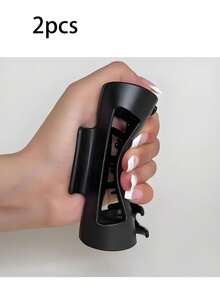 2pcs Soft Silicone Hair Claw, Silicone Grip Clips Won't Scratch Head, Anti-Fall For Driving, Protect Occiput, Available In 4 Colors - Multicolor - View 7