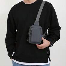 New Lightweight, Slim Fit Casual Sports Chest Bag/Sling Bag For Men, Water-Resistant, Durable, Key Holder - Multicolor - View 3
