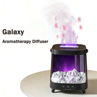 Aurora Aroma Diffuser Humidifier, Starry Sky Aroma Humidifier, Air Mist Humidifier With Diffusion Function - Adjustable 7-Color Lights, Bedroom Humidifier, Desktop Humidifier, Living Room Humidifier, Fashionable Decor, High-Quality Material And Craftsmanship, Perfect Gift Choice, Essential For Health Enthusiasts, Suitable For Home And Bedroom, Must-Have Gift For Valentine's Day, Christmas And Birthday