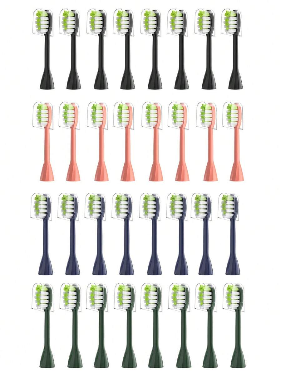8 đầu bàn chải đánh răng điện thay thế, tương thích với dòng Philips One Series HY1100/HY1200 - Nhiều màu - Xem 1
