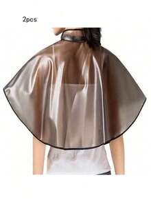 Professional Hair Dyeing & Perming Cape, Waterproof & Oil-Proof Shoulder Cover, Hair Salon Apron, Hairdressing Tool - Light Grey - View 10