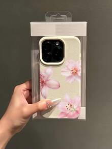 1个白色芙蓉花极简全包覆TPU防震手机壳，兼容苹果17、16、15、14、13、12、11 Pro Max、Air、Series系列 - 彩色 - 查看 4
