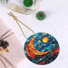 Stars Ceramic Christmas Hanging Ornament For Xmas Tree Wedding Holiday Party Home Decor - 星月 - 查看 5