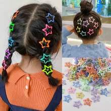 Star Hair Clips For Children 10/20/30 Units, Party And Everyday Accessories, Cute - 30UN - Màu ngẫu nhiên - Xem 4