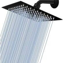 CYPNHAWOO Regadera para Baño Cabeza de Ducha de Lluvia Alta Presión 20cm Gran Cuadrada 201 de Acero Inoxidable Ducha de Rociar Regadera Fija para Baño Ahorro de Agua NergoFashion - 219790912 - Ver 1