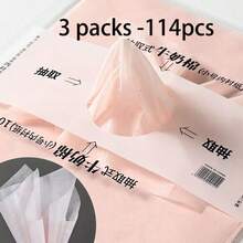 38个/包 牛奶棉小花束包装材料，清新简约风格花衬里 - 白色 - 查看 15