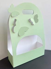 1pc/3pcs/5pcs, Multiple Colors Available, Suitable For Mother's Day, Valentine's Day, Wedding, Teacher's Day, Etc., Hand-Held Flower Box, Paper Bowknot Box, Flower Bag, Fresh Flower Gift Box - Gift Box - View 27