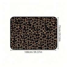 1pc Crystal Velvet Luggage Pad, Printed Anti-Slip Anti-Dust, Universal Fit - Multicolor - View 13