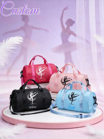 Customized Dance Bags, Shoulder Bags, Crossbody Bags, Personalized Bags With Your Name Or Holiday Message; Ideal For Everyday Use; Stylish And Versatile, Elegant And Simple Design, Vibrant Colors; Cute And Charming; The Perfect Choice For Casual Wear; A Unique Customized Gift For Family And Friends.