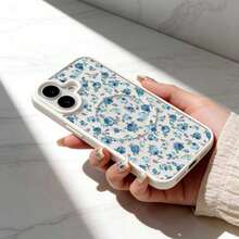 Floral Design Magnetic Phone Case With Magnetic Ring HolderFor  17 17pro 17promax 16Pro,16ProMax,14,15,16,13,14,15,12,11 Promax,Plus,Pro,For Samsung S24,S25PLUS/S25ULTRA/S25/S23/S23FE/S20FE/S21/A54/A53 Glossy,Rugged Durable, Scratch-Resistant, And Stylish A Perfect Gift. Individuals. - 彩色 - 查看 3