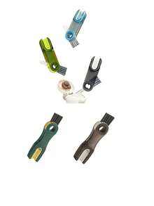 1个三合一多功能厨房杯瓶清洁刷 - 迷你瓶盖清洁器，带缝隙清洁功能 - 绿色、灰色和蓝色 - 方便实用，适用于厨房、浴室、家居用品 - 彩色 - 查看 20