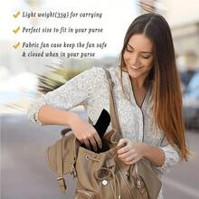 1pc Elegant Black Folding Fan, Vintage Bamboo Design With White Dots - Lightweight And Portable, Suitable For Dance, Performance, Wedding Decor, Party Accessories Or Gifts,Cute Stuff - Multicolor - View 8