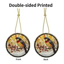 Bird Ceramic Christmas Hanging Ornament For Xmas Tree Wedding Holiday Party Home Decor - Bird1 - 查看 3