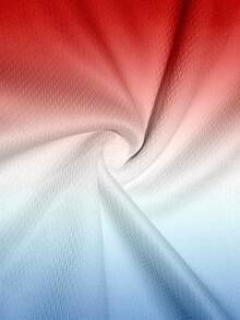 Men's Ombre Turtle Print Double Layer Casual Beach Shorts - Multicolor - View 4