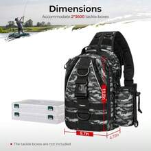 Fishing Bag - 雙肩黑色迷彩 - 查看 7
