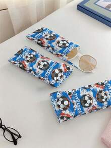Estuche de almacenamiento para gafas con diseño divertido, estuche de transporte de moda para gafas y gafas - Multicolor - Ver 5
