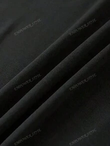 1Pcs,2026,Outer Bank Graphic Print Casual Round Neck Short Sleeve T-Shirt, Minimalist Design For Everyday Wear-Premium Cotton Graphic Printed Round Neck T-Shirts-365T,Vacation Outfits,Summer,Shirts,White Shirt,Graphic Tees ,Summer Tops,Black Top,Going Out Tops - 黑色 - 查看 4