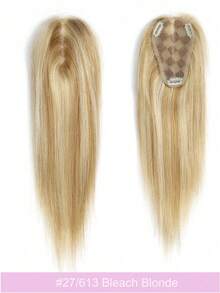 Hair Toppers For Women 100% Real Human Hair Toppers 12 Inch 3*5 Inch Silk Base Natural And Realistic Scalp Clip In Hair Wiglets Hair Pieces With Thinning Hair Adding Hair Volume - Multicolor - View 13