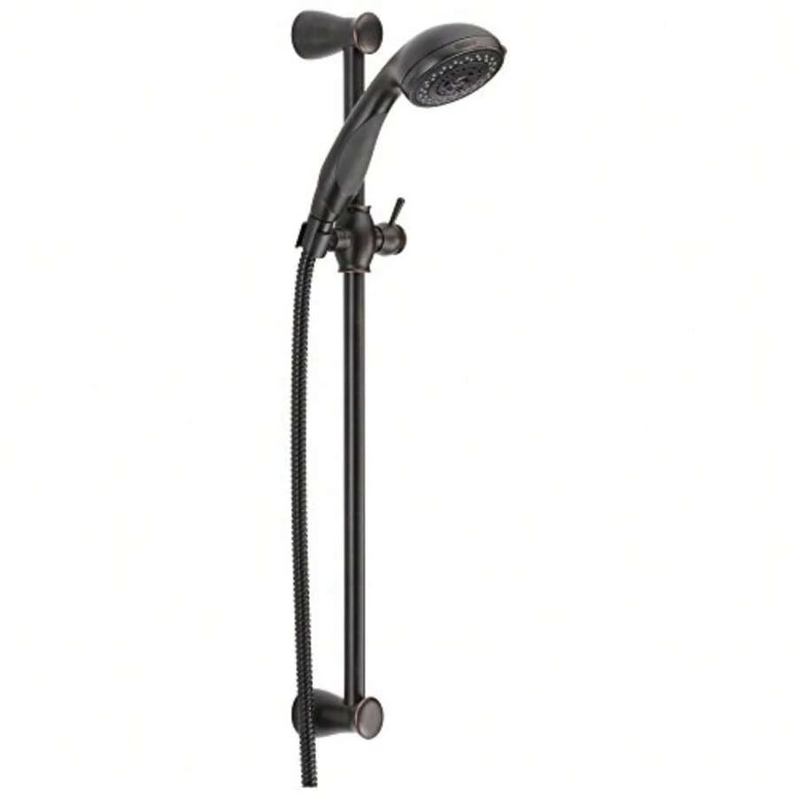 CYPNDelta Faucet 57014-RB - Barra deslizante de montaje en pared con manguera bronce veneciano de 3 prayosFashion - 227799308 - Ver 1