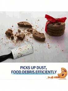 80/160pcs Super Sticky Pet Hair Remover Roller - Includes 1 Handle And 2/4 Replacement Rollers, Suitable For Car, Carpet, Seats, Indoor Decor, Furniture, Sofa And Clothes - Multicolor - View 7