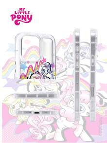 MY LITTLE PONY 官方授权小马宝莉豪华印花透明手机壳，兼容 16/16 Pro/16 Plus/16 Pro Max、17/17 Pro/17 Pro Max、15/15 Pro/15 Plus/15 Pro Max、14/14 Plus/14 Pro Max、13/13 Pro/13 Pro Max、12/11/X/XR/XS Max、Galaxy S25 Ultra、S24 FE、S23 Plus、S22、S21、S20 FE，圣诞节必备可爱手机保护套 - 無色 - 查看 4