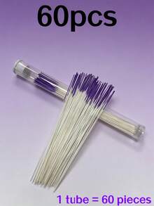 180/60支耳洞清洁线：彩色耳洞清洁棒，带收纳管，拉环清洁线，去除耳洞污垢，消除异味，防止堵塞，除臭防堵塞耳洞清洁线，男女通用耳部护理工具。 - 彩色 - 查看 13