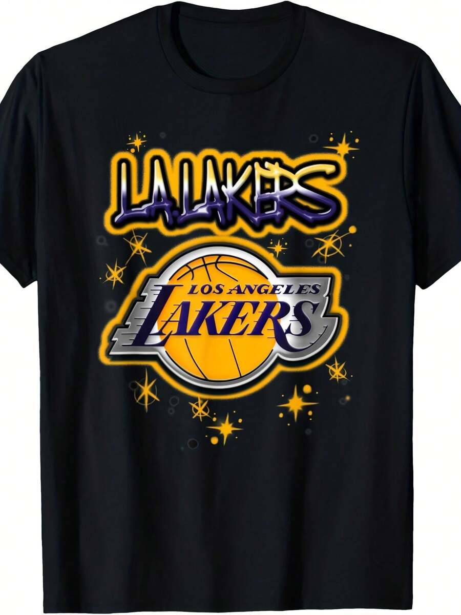 Los Angeles Lakerst Airbrush Logo T-Shirt - Kiểu 19 - Xem 1